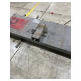 PNUEMATIC MOTORCYCLE LIFT W/ RAMP, DOLLEY, CENTER JACK, & REAR WHEEL REMOVABLE PANEL