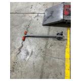 PNUEMATIC MOTORCYCLE LIFT W/ RAMP, DOLLEY, CENTER JACK, & REAR WHEEL REMOVABLE PANEL