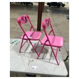 2 Minnie Mouse Chairs