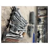 150ft of 6ft tall Chain link Fence, 6 ft poles, 4ft gate, and top crossbar