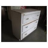 (A-1) Wood 3-Drawer Dresser - 36" H...