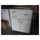 (A-1) Metal 3-Drawer Cabinet with L...