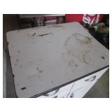 (A-1) Metal 3-Drawer Cabinet with L...