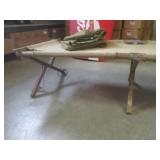 (BS) Vintage Military Folding Cot a...