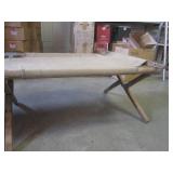 (BS) Vintage Military Folding Cot a...