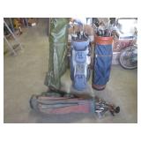 (EW7) 4 Golf Bags All With Assorted...