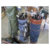 (EW7) 4 Golf Bags All With Assorted...