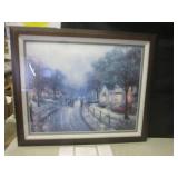 (FDS) Framed Thomas Kinkade "Hometo...