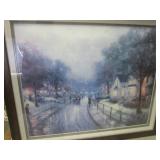 (FDS) Framed Thomas Kinkade "Hometo...