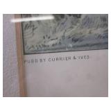 (A-4) Antique Framed "American Home...