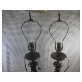 (CSB) Pair of Vintage Metal Table L...