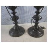 (CSB) Pair of Vintage Metal Table L...