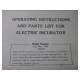 (EW3) Egg Incubator...