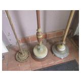 (BSB) 3 Vintage Floor Lamps...