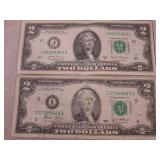 (CNTR) 8 - $2 Bills...