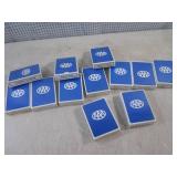 (EC1) 12 New Decks of AAA Poker Siz...