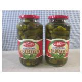 (C-3) 2 Jars of Gedney Kosher Dill ...