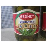 (C-3) 2 Jars of Gedney Kosher Dill ...
