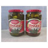 (C-3) 2 Jars of Gedney Zingers Dill...