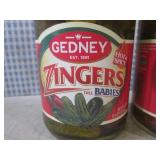 (C-3) 2 Jars of Gedney Zingers Dill...