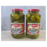 (C-3) 2 Jars of Gedney Mini Muncher...