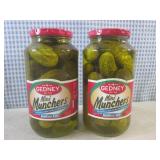 (C-3) 2 Jars of Gedney Mini Muncher...