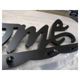Home Wood Sign with Coat Hooks 31 x...