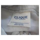 Clique Grey Zip Front Sweatshirt wi...