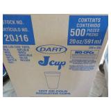 Case of Dart J Cups 500 - 20 oz Hot...