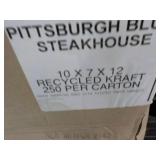 Case of 250 Brown Bags 10 x 7 x 12"...