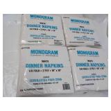 500 ct  Monogram White Dinner Napki...