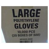 Case of Large Single Use 10,000 Pol...