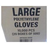 Case of Large Single Use 10,000 Pol...