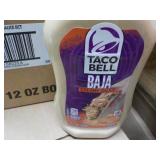 8 ct Taco Bell 12 oz BAJA Sauce...