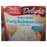 6 boxes Betty Crocker Party Rainbow...