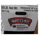 50 lb. box Kitchen Kleen Russet Pot...