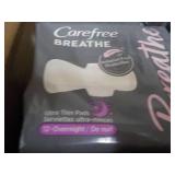 Carefree Breathe Feminine Pads 8 ct...