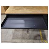 Lot of 10 Rolling Workbenches (559226) Butcher Block Tops on Metal Frames with Casters That Lock, See Description