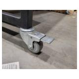 Lot of 10 Rolling Workbenches (559226) Butcher Block Tops on Metal Frames with Casters That Lock, See Description