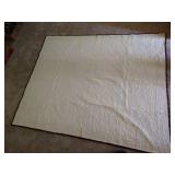 Homemade Maroon & Cream Quilt- Like New