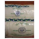 Two Rolls Mount Mist Polyester Quilt Batting