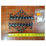 Three Vintage Metal Norwegain-Made Tapestry Hanging Sets