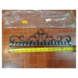 Three Vintage Metal Norwegain-Made Tapestry Hanging Sets