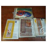 Vintage "OOE Oehlenschlager Design Denmark" Needlework Kits