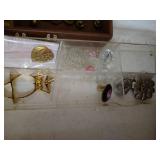 Lot of Metal Buttons, Danish Hooks, Etc