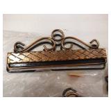 Four Vintage Metal Norwegian-Made Tapestry Hanging Sets