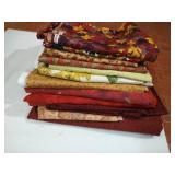 Twelv Pieces Cotton Materials 1-2 Yards Each