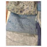 Six Blue Cotton Materials