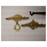 Vintage Ornamental Metal Door Accessories