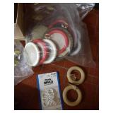 Small Photo Frames & Wood Rings